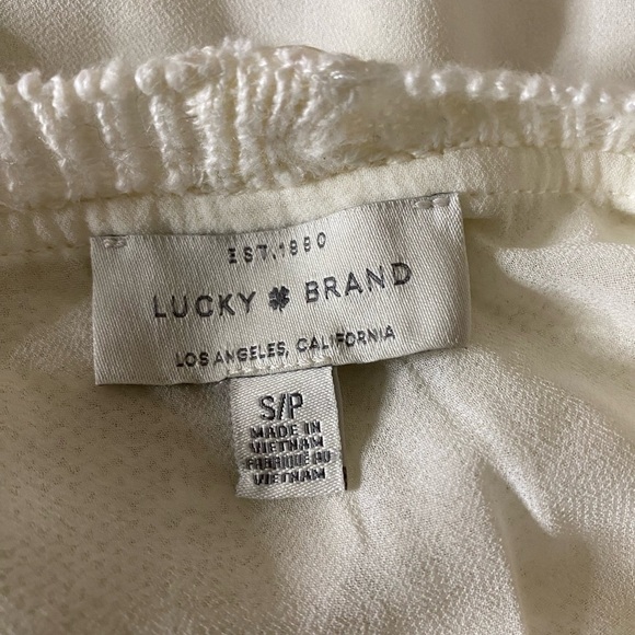 Lucky Brand Cream Split Back Sweater - Picture 5 of 13